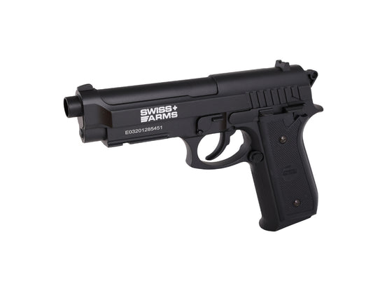 PISTOLA SA92 FULL METAL CAL.4,5 POT.<7.5 JOULE BB STEEL NO BLOWBACK SWISS ARMS