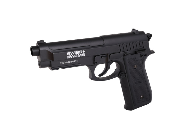 PISTOLA SA92 FULL METAL CAL.4,5 POT.<7.5 JOULE BB STEEL NO BLOWBACK SWISS ARMS
