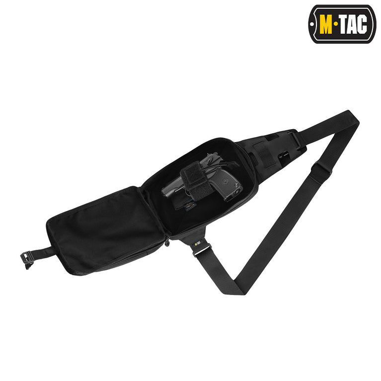 Marsupio Monospalla Sling Pistol Bag Elite NERO M-TAC