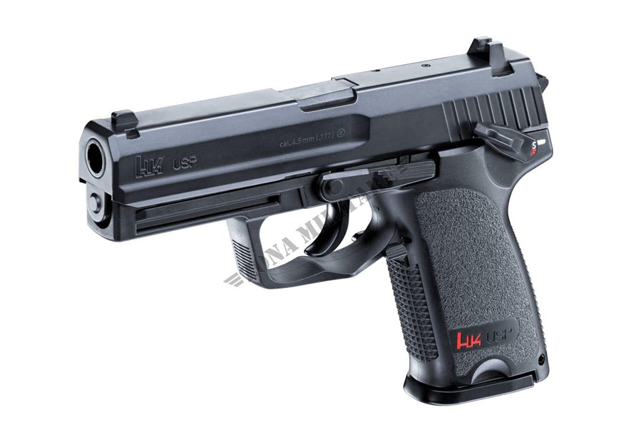 PISTOLA USP NERA A CO2 CAL.4.5 <7.5J H&K NO BLOWBACK