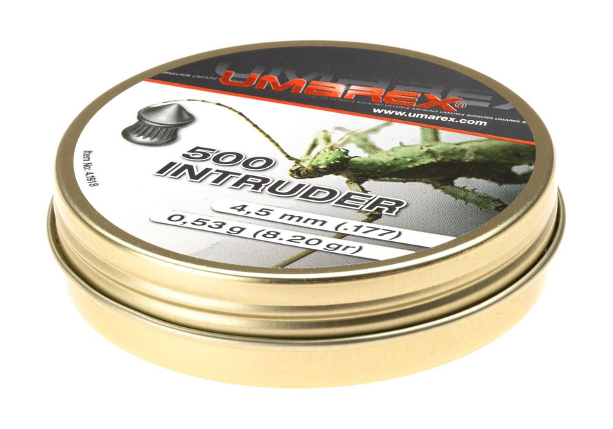 PIOMBINI CAL.4,5 INTRUDER A PUNTA 0,53G 500RDS UMAREX