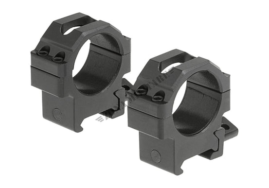 ANELLI BASSI PER SLITTA WEAVER/PICATINNY DA 30mm IN ALLUMINIO AL CNC LEAPERS