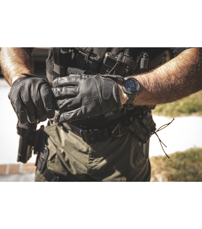 GUANTO CON PROTEZIONI ANTI PUNTURA IN COLORE NERO MECHANIX