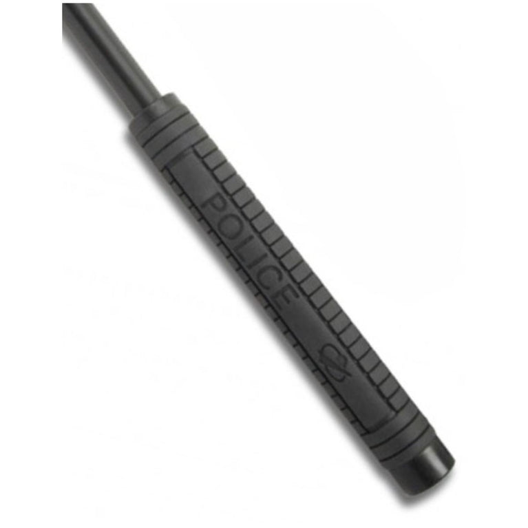 Bastone telescopico POLICE NERO da 50 cm manico anti scivolo