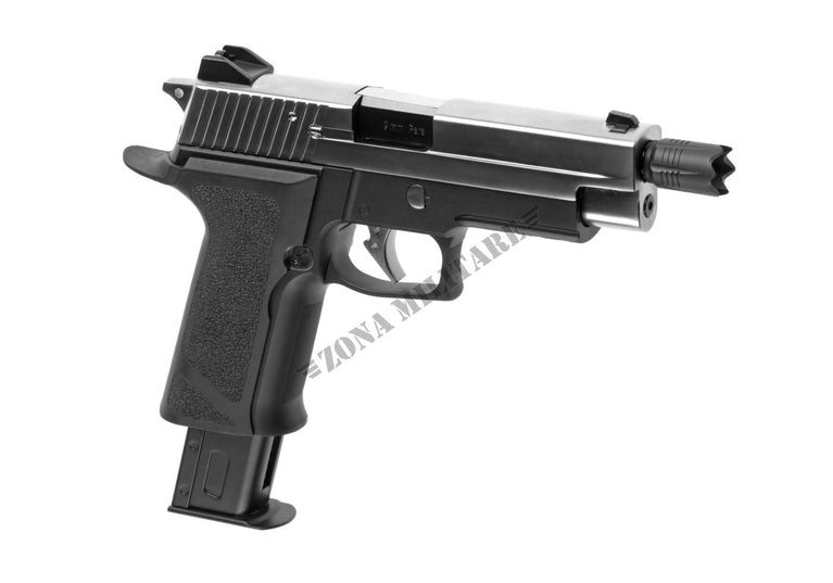 PISTOLA SOFTAIR A GAS P226 VIRUS DUAL TONE FULL METAL WE