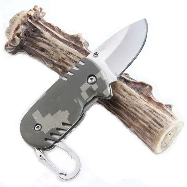 COLTELLINO PORTACHIAVE CON MOSCHETTONE MILTEC