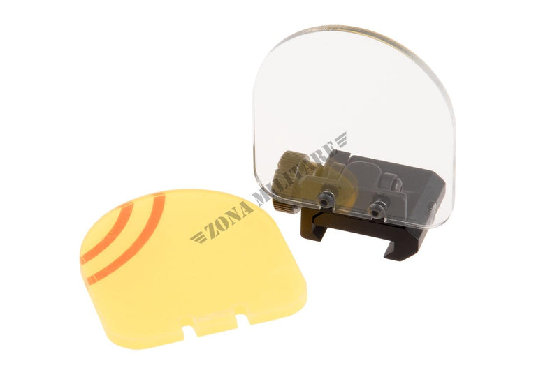 VETRINO PROTETTIVO FLIP-UP CON ATTACCO PER SLITTE RAIL PER RED DOT