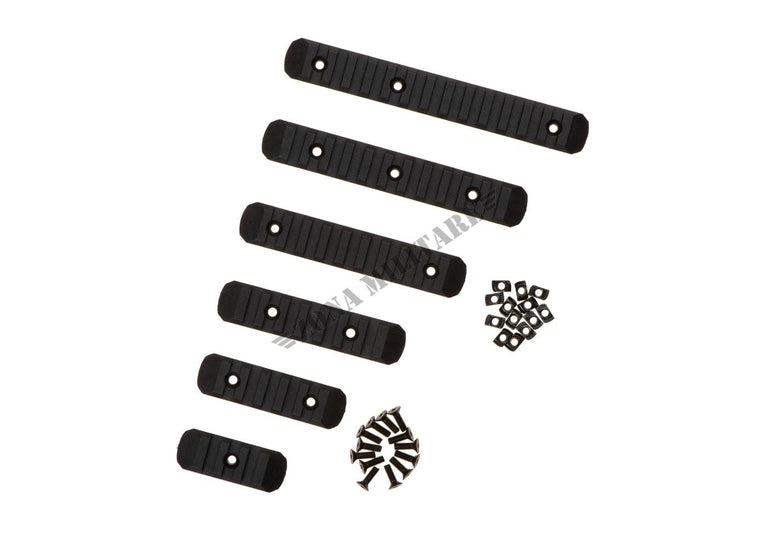 SET DA 6 PEZZI DI RAIL PER KEYMOD E M-LOK MP