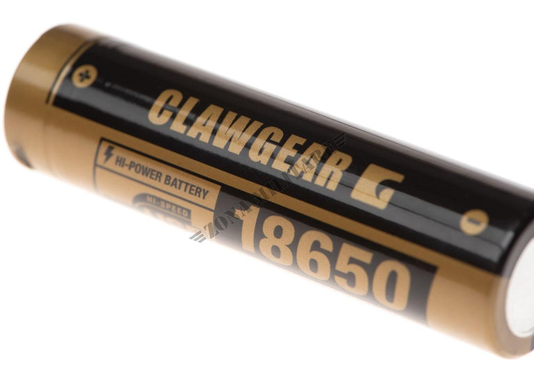 BATTERIA LI-ION 18650 3.7V 2600mAh RICARICABILE CLAWGEAR
