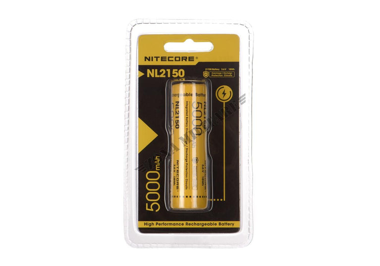 BATTERIA RICARICABILE NL2150 21700 3.7V 5000mAh NITECORE