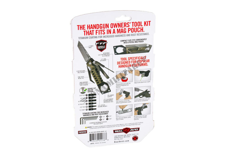 PISTOL TOOL PER MANUTENZIONE DI ARMI REAL AVID