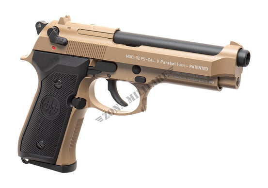PISTOLA BERETTA 92 METAL TAN VERSION GBB MARCA BERETTA