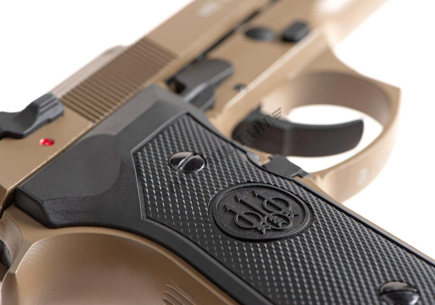 PISTOLA BERETTA 92 METAL TAN VERSION GBB MARCA BERETTA