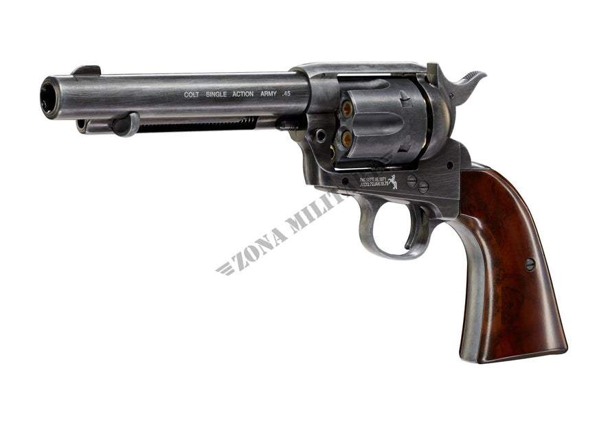REVOLVER A CO2 SAA .45 PEACEMAKER SINGLE ACTION 5,5" CAL. 4,5 <7,5J COLT UMAREX