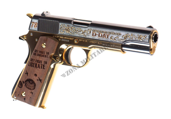 PISTOLA SOFTAIR A GAS GPM1911 LIMITED EDITION D-DAY G&G