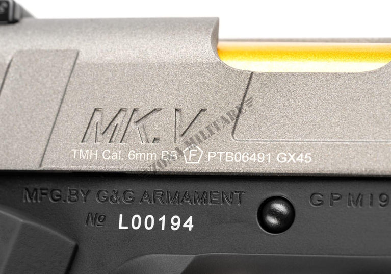 PISTOLA A GAS GX45 Mk.V FULL METAL GBB G&G