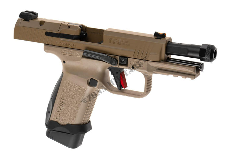 PISTOLA SOFTAIR TP9 ELITE FULL METAL GBB CANIK