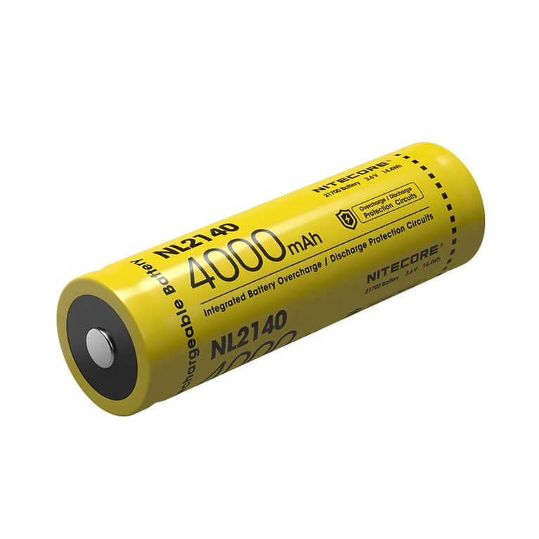 Batteria Ricaricabile 3.7V 4000mAh NL2140 21700 nitecore