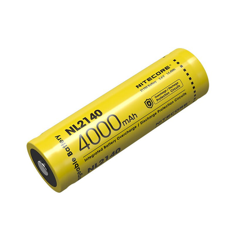 Batteria Ricaricabile 3.7V 4000mAh NL2140 21700 nitecore