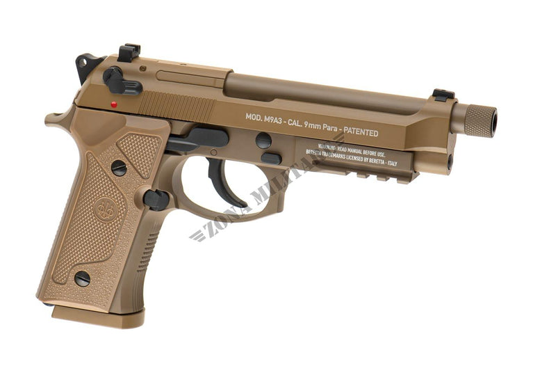 PISTOLA M9A3 CAL. 4,5mm BB <7,5J BLOWBACK CO2 DARK EARTH UMAREX