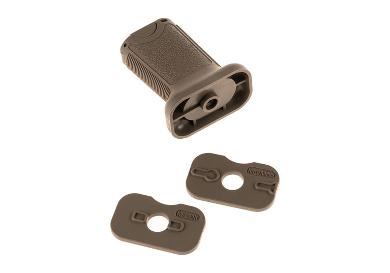 IMPUGNATURA VERTICALE ANGOLATA PER KEYMOD/M-LOK DARK EARTH MP