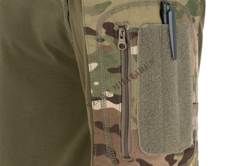 COMBAT SHIRT A MANICHE CORTE MULTICAM INVADER GEAR
