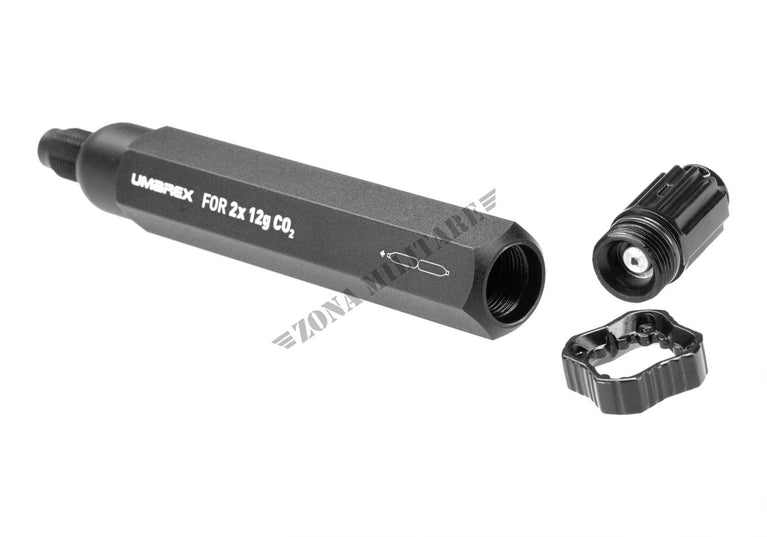 ADATTATORE DA 88gr PER 2X BOMBOLETTE DI CO2 DA 12gr UMAREX