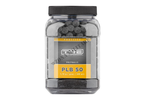 MUNIZIONI CAL. 50 PRACTICE PLB 500 PCS IN POLIMERI PLASTICI T4E