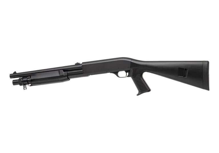 FUCILE A POMPA SOFTAIR CM360M FULL METAL VERSIONE A TRE CANNE CYMA