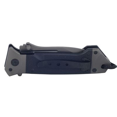 Coltello liner lock richiudibile DA35 cm22 colore NERO MILTEC