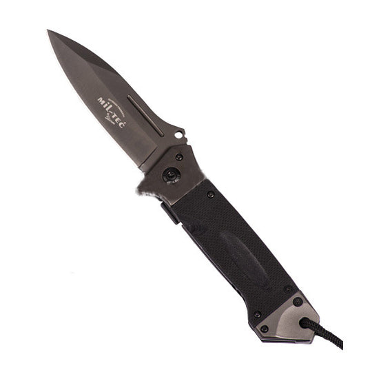Coltello liner lock richiudibile DA35 cm22 colore NERO MILTEC