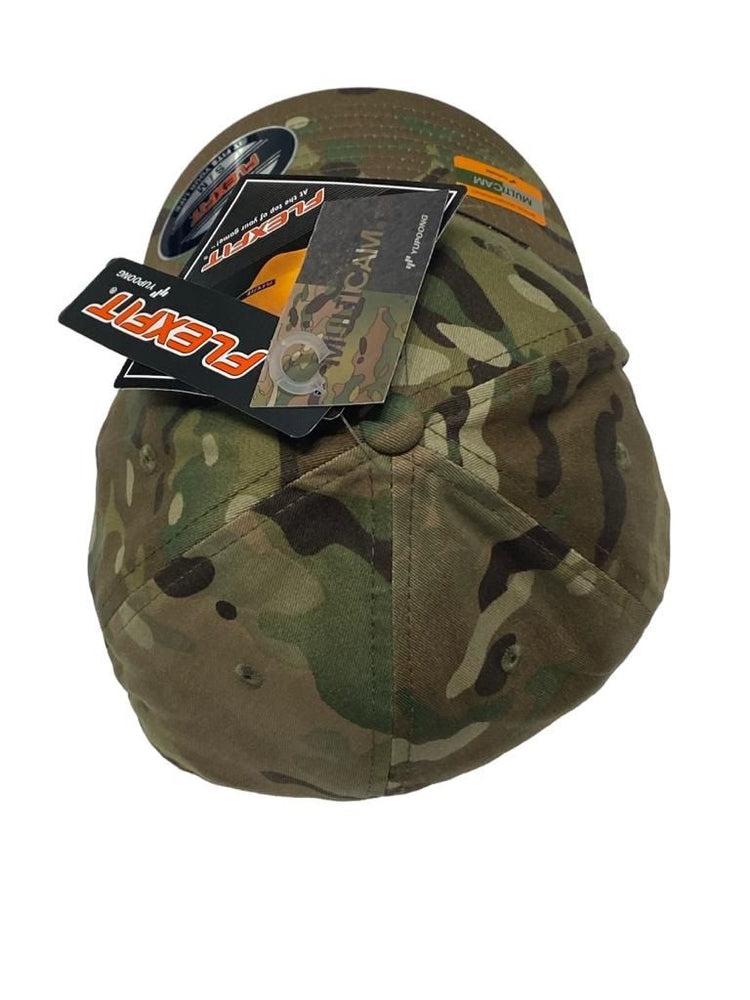 BASEBALL CAP CON BANDIERA AMERICANA FLEXFIT Nero/multicam THE CLASSICS