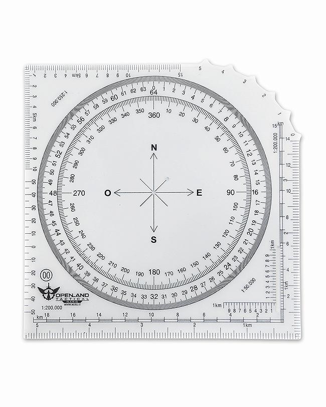 COORDINATOMETRO TATTICO 105 x 105 MM OPENLAND
