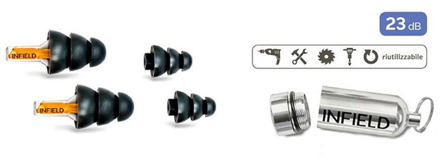 TAPPI OTOPROTETTORI AD ALTE PRESTAZIONI INFIELD