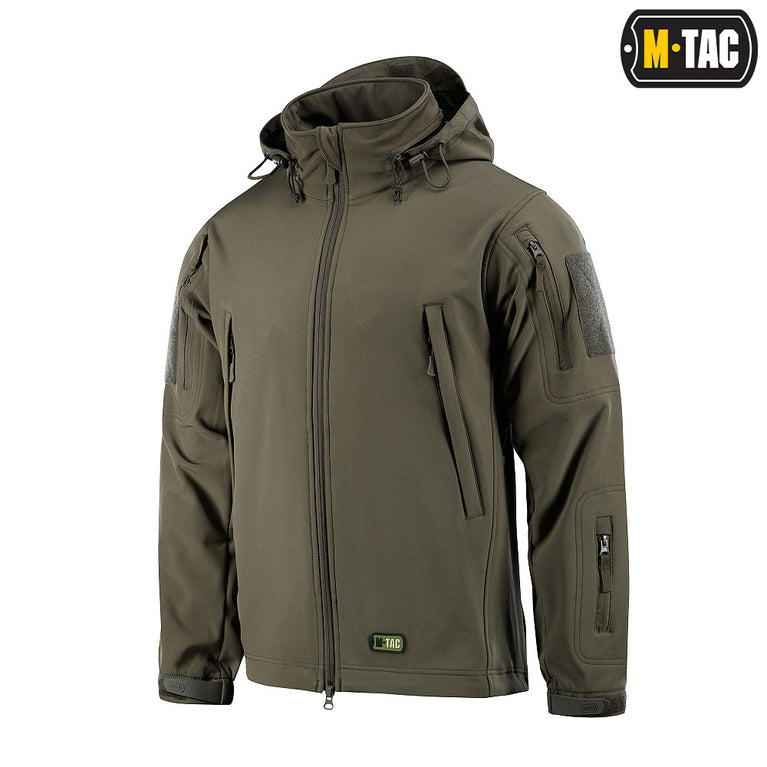 Giacca Soft Shell Element Colorazione OLIVE M-TAC