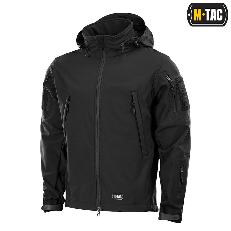 Giacca Soft Shell Element Colorazione Nera M-TAC