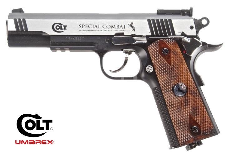 PISTOLA A CO2 COLT MODELLO SPECIAL COMBAT CAL. 4,5 <7.5J UMAREX