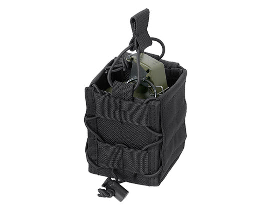 PORTA RADIO O GRANATA UNIVERSALE IN CORDURA NERO/DESERT 8FIELD