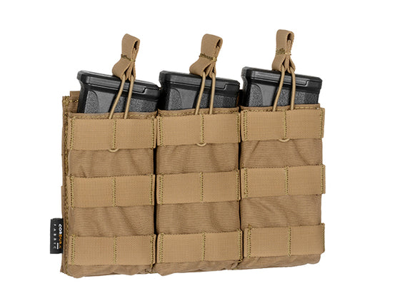 PORTA CARICATORI TRIPLO MODULARE APERTO PER 5.56 COYOTE 8FIELDS