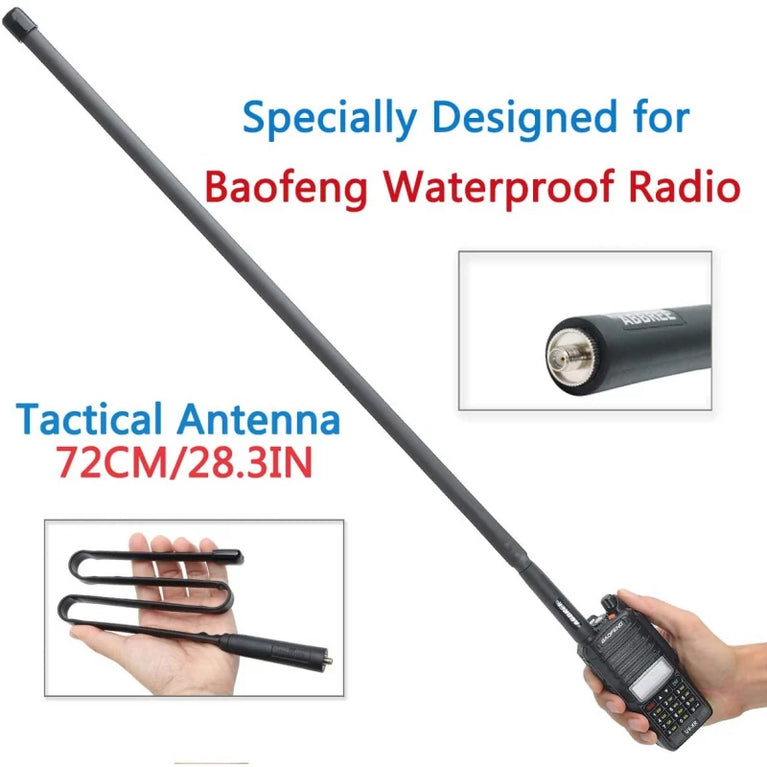 Antenna tattica pieghevole 75 cm Baofeng