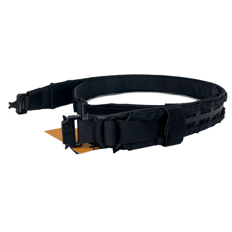 CINTURA CON SOTTOCINTURONE FS BELT NERA CONQUER