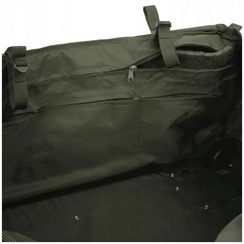 Borsone trolley con ruote colore VERDE MILTEC