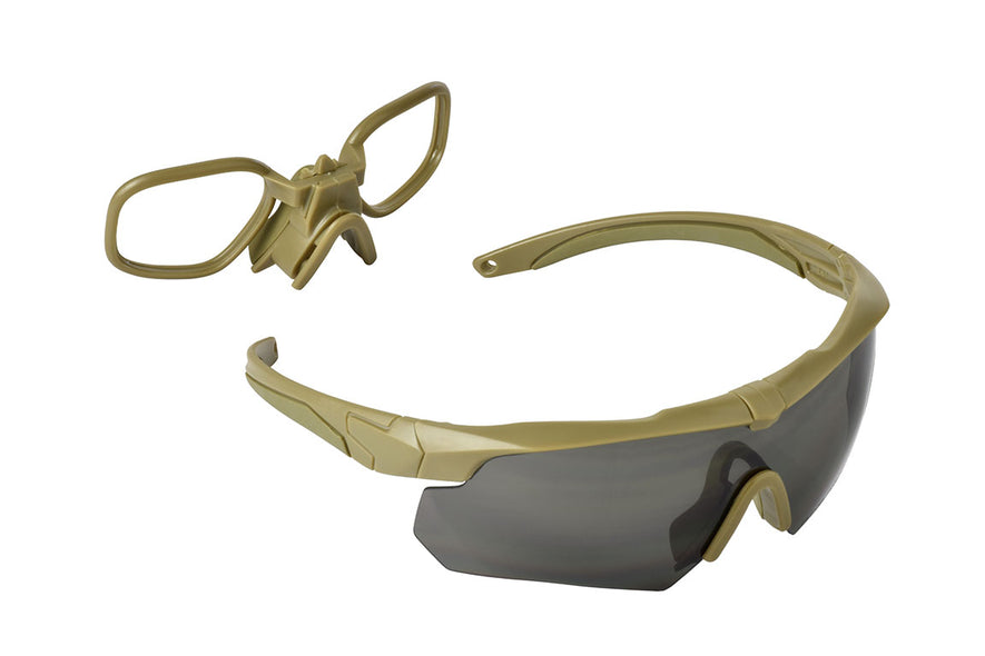 OCCHIALE BALISTICO KIT 3 LENTI V.2 COYOTE OPENLAND