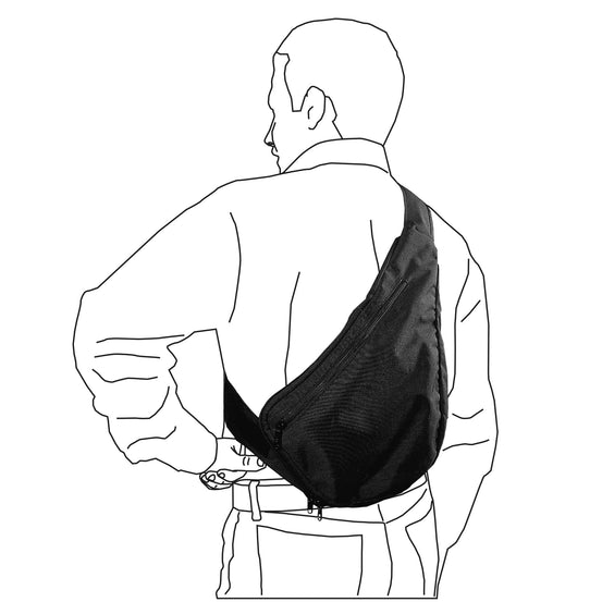 MARSUPIO ZAINO MONOSPALLA NERO VEGA HOLSTER