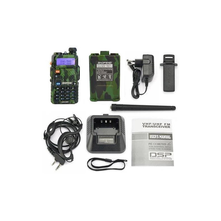 RADIO RICETRASMITTENTE UV-5R VHF/UHF DUAL BAND MIMETICO BAOFENG