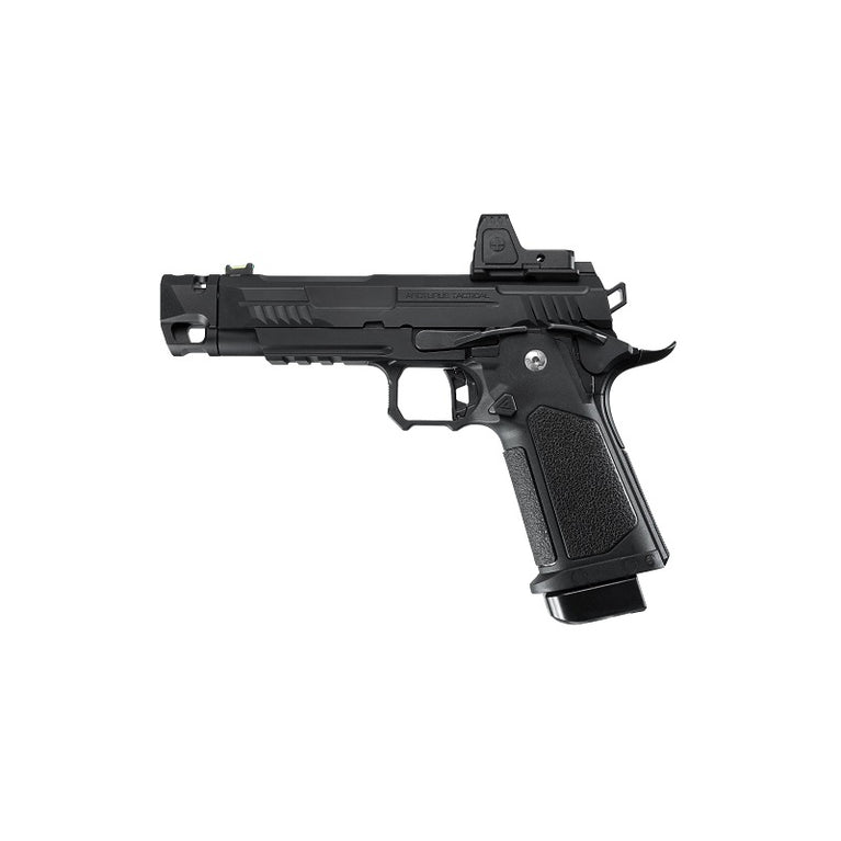Pistola GBB Vanguard 4.3" Hi-Capa con carrello predisposto per ottiche, compensatore e mirino a punto rosso ARS-1 ARCTURUS