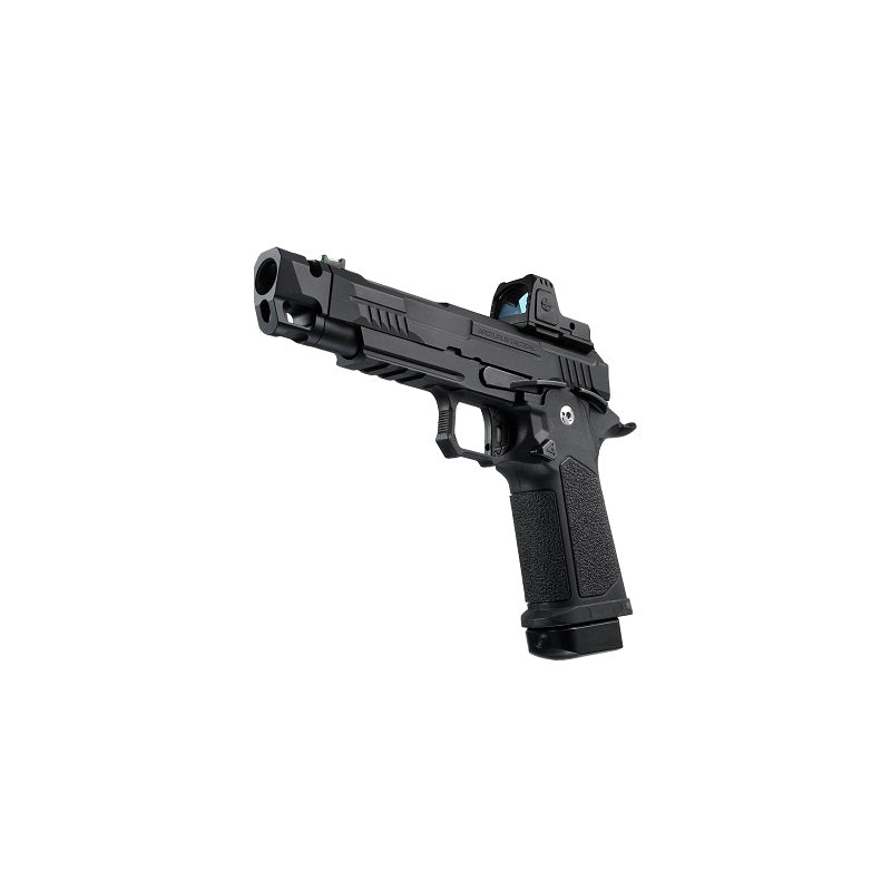 Pistola GBB Vanguard 5" Hi-Capa con carrello predisposto per ottiche, compensatore e mirino a punto rosso ARS-1 ARCTURUS
