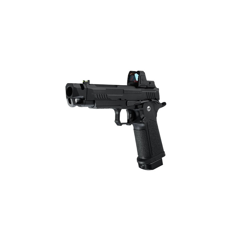 Pistola GBB Vanguard 4.3" Hi-Capa con carrello predisposto per ottiche, compensatore e mirino a punto rosso ARS-1 ARCTURUS
