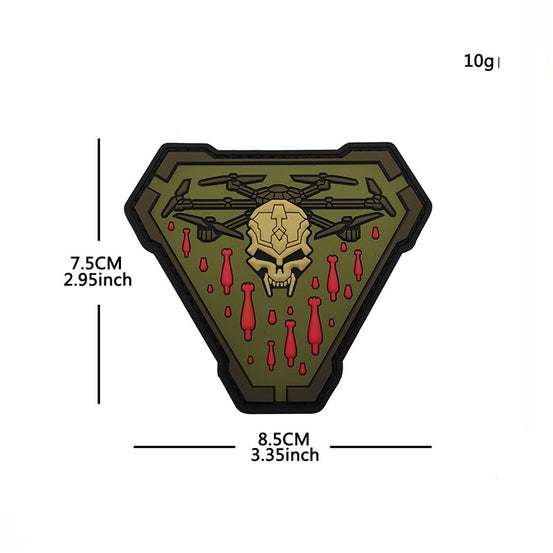 PATCHES PVC F208 Olive drab
