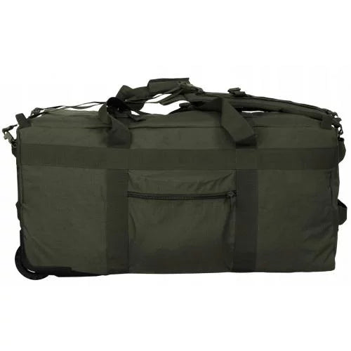 Borsone trolley con ruote colore VERDE MILTEC